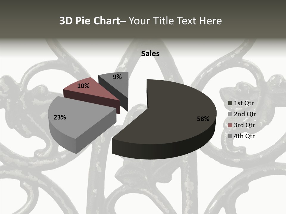 Decorated Decorative Shaped PowerPoint Template