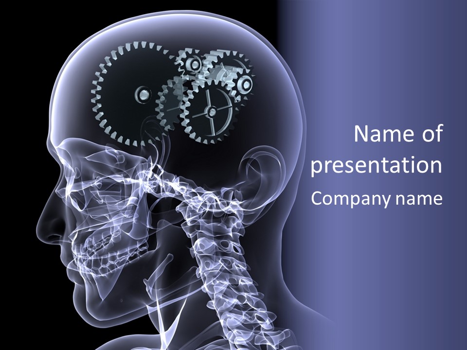 Reflect Bone Knowledge PowerPoint Template