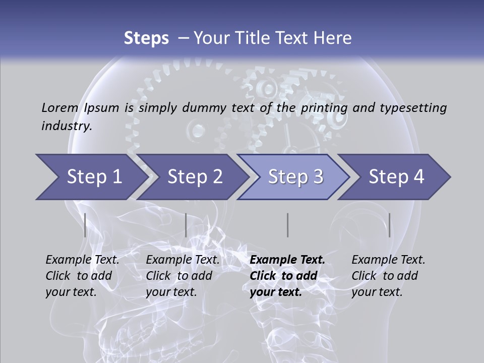 Reflect Bone Knowledge PowerPoint Template