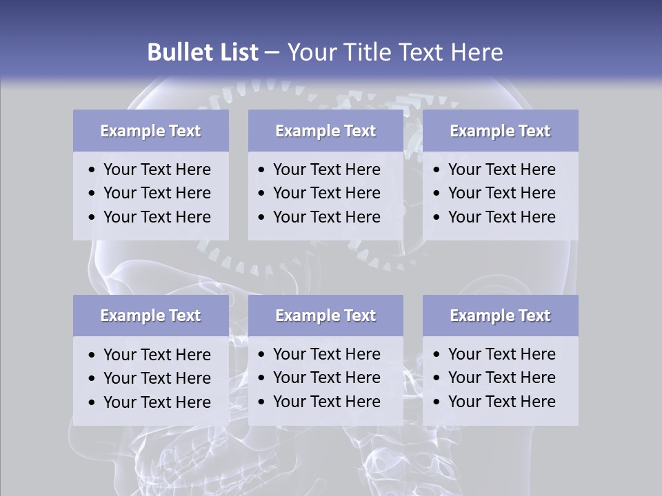 Reflect Bone Knowledge PowerPoint Template