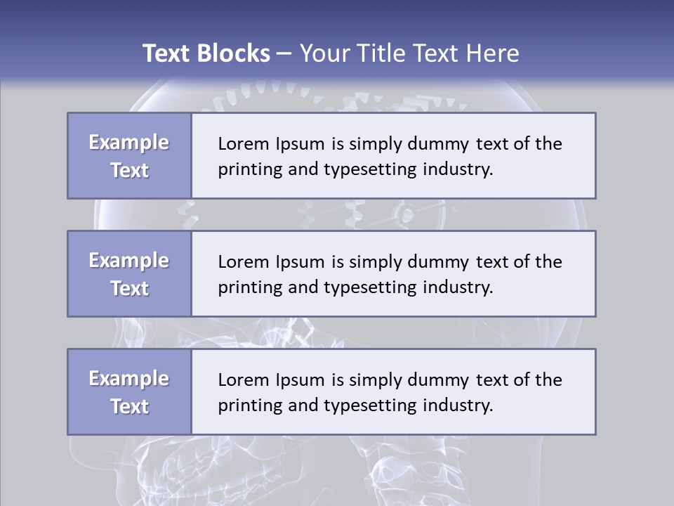 Reflect Bone Knowledge PowerPoint Template