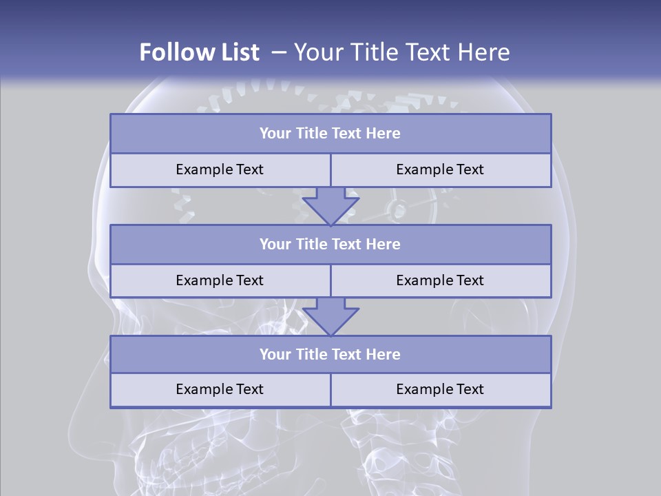 Reflect Bone Knowledge PowerPoint Template