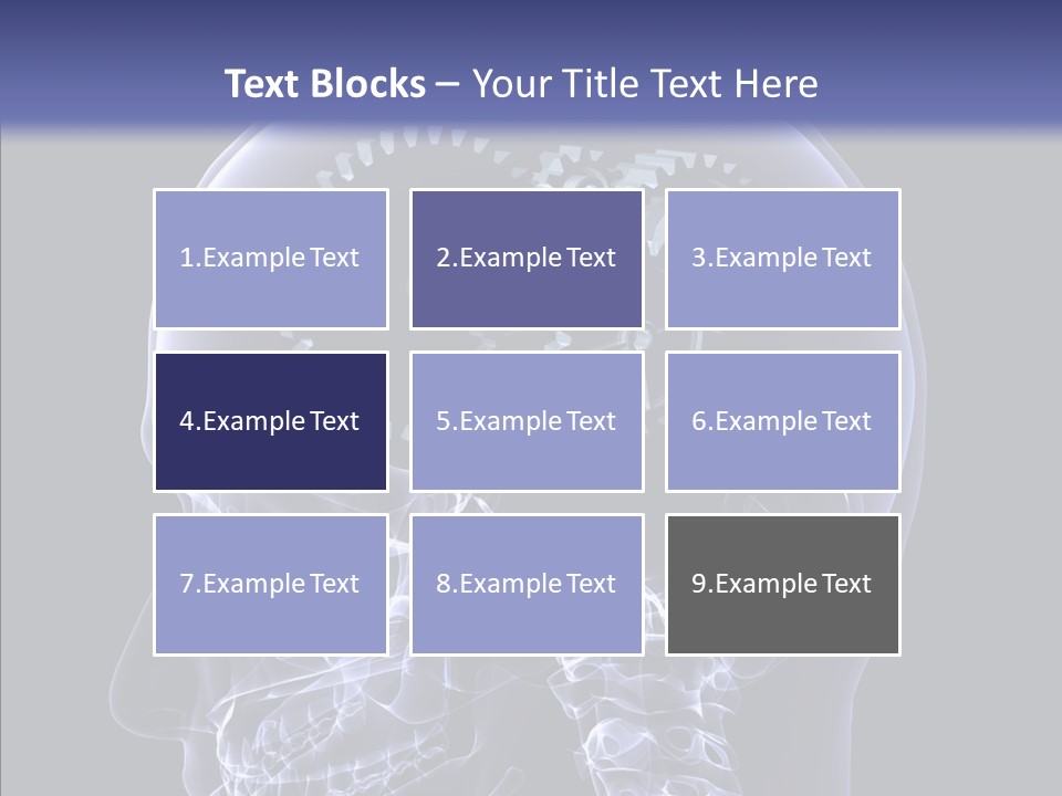 Reflect Bone Knowledge PowerPoint Template