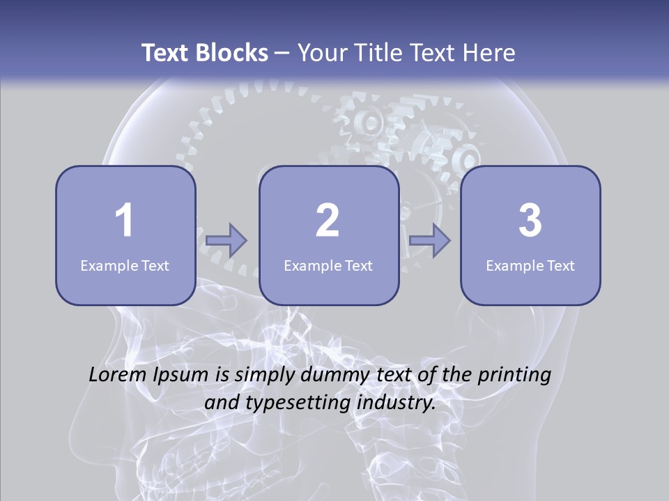 Reflect Bone Knowledge PowerPoint Template