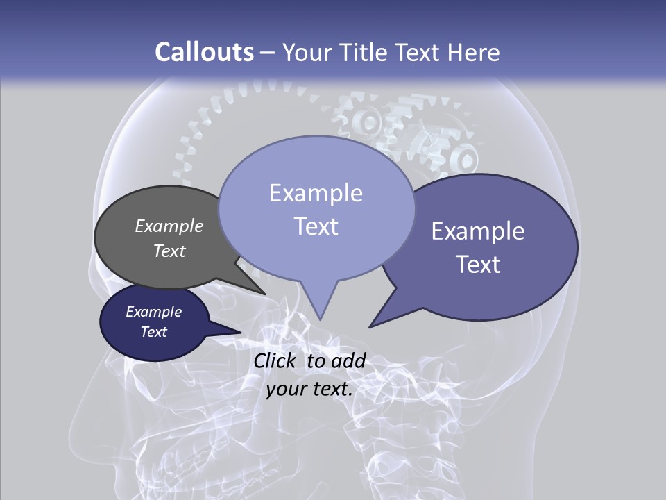 Reflect Bone Knowledge PowerPoint Template