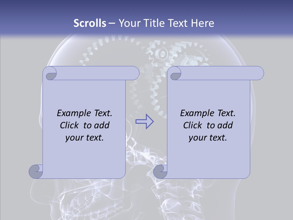 Reflect Bone Knowledge PowerPoint Template