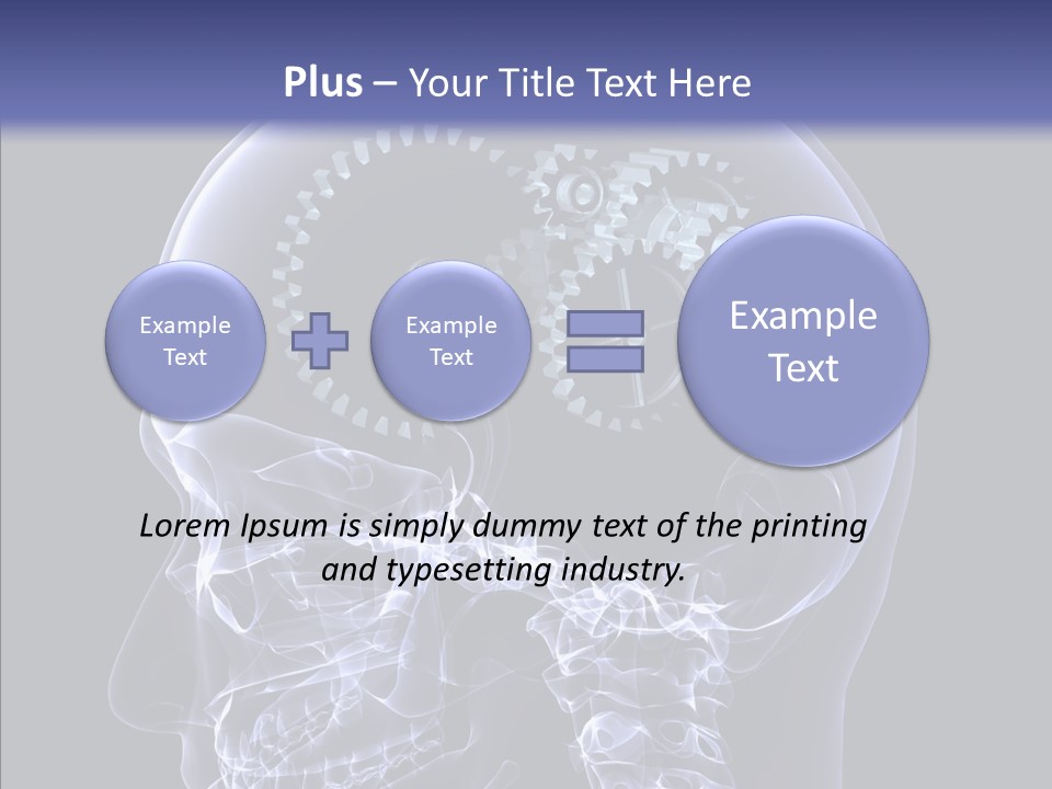 Reflect Bone Knowledge PowerPoint Template
