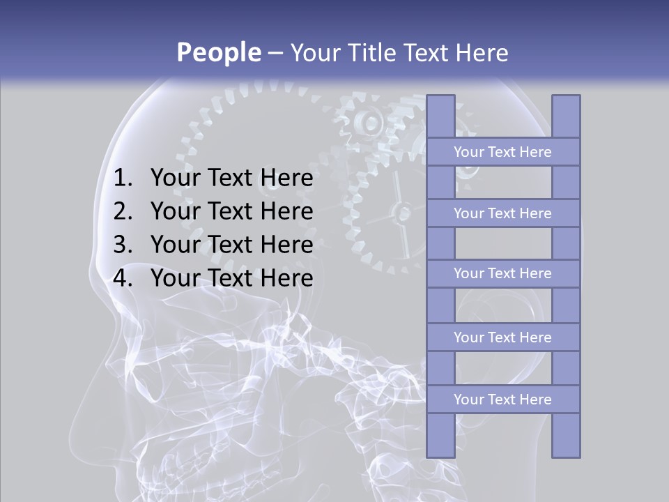 Reflect Bone Knowledge PowerPoint Template