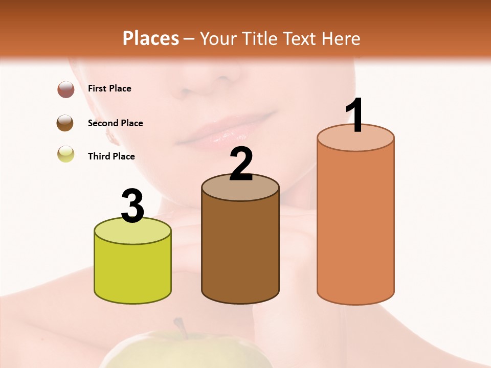 Female Person Hand PowerPoint Template