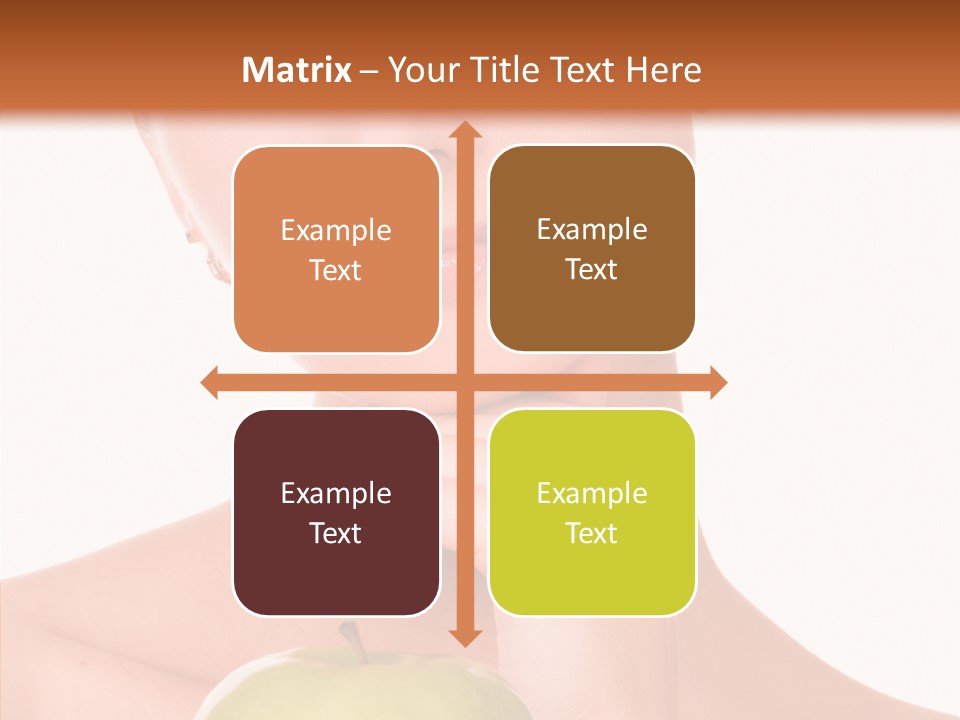 Female Person Hand PowerPoint Template