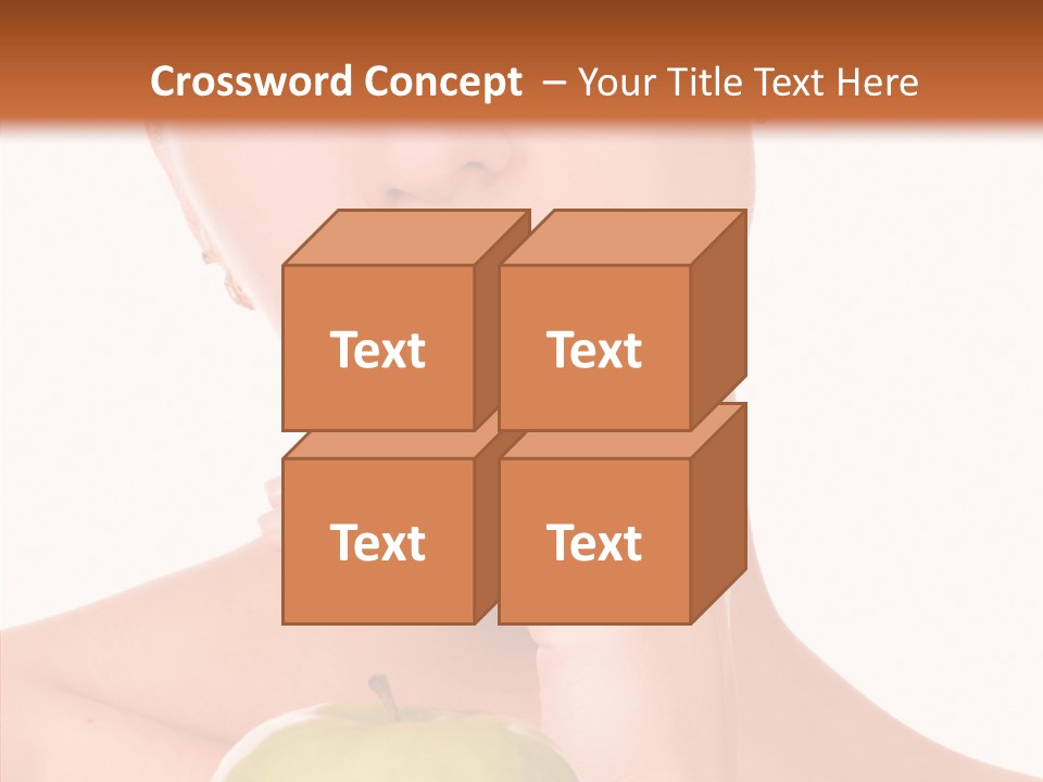 Female Person Hand PowerPoint Template