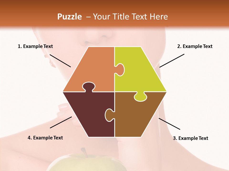 Female Person Hand PowerPoint Template