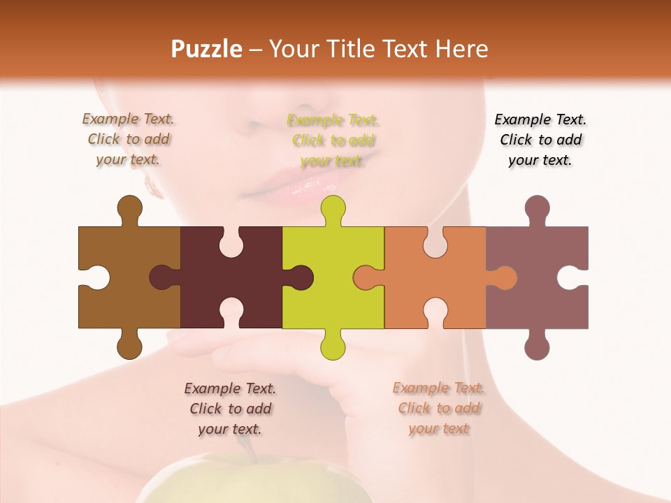 Female Person Hand PowerPoint Template