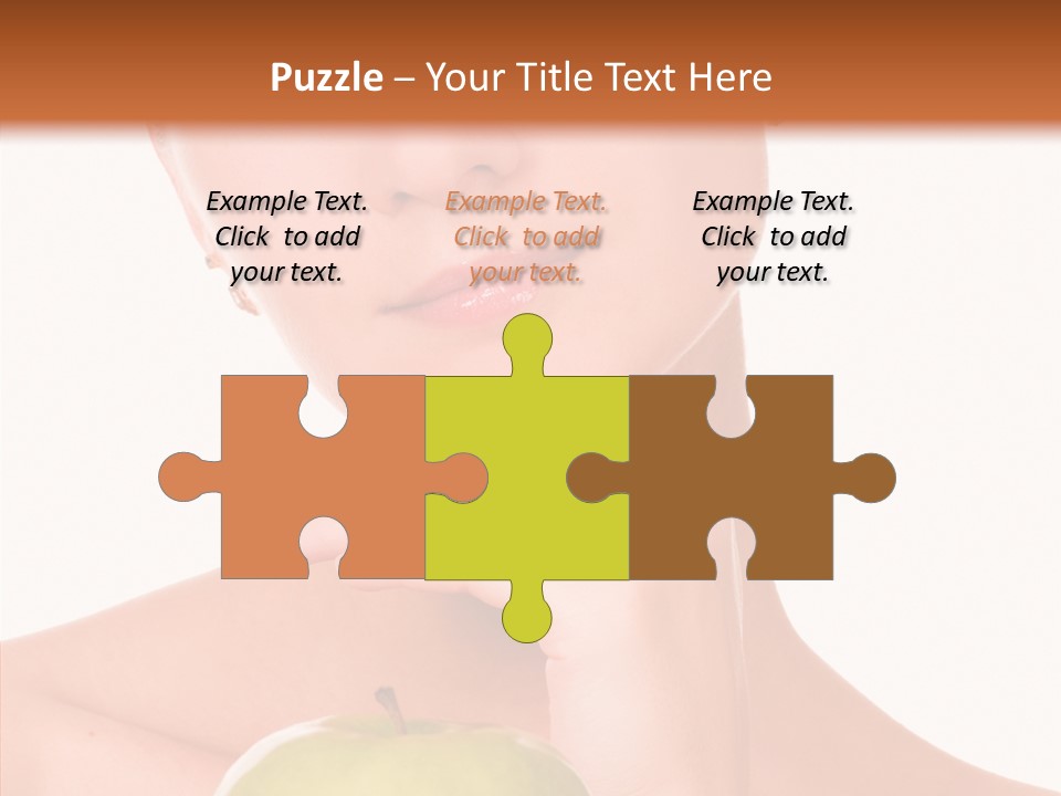 Female Person Hand PowerPoint Template