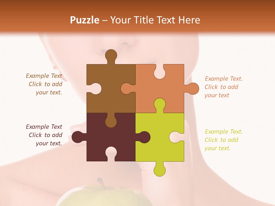 Female Person Hand PowerPoint Template