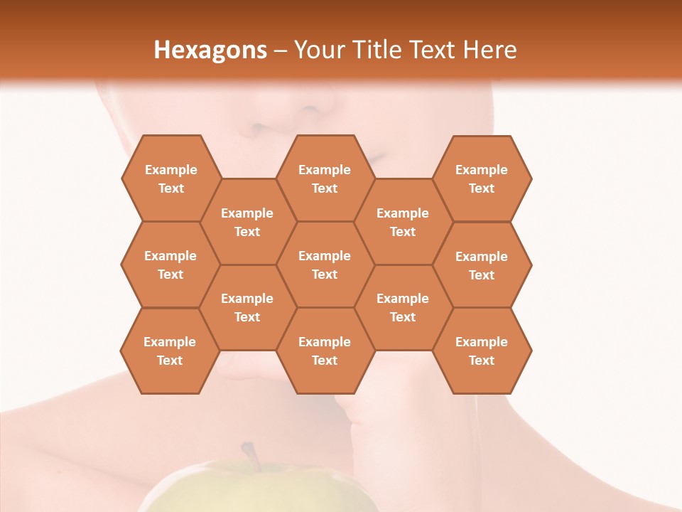 Female Person Hand PowerPoint Template