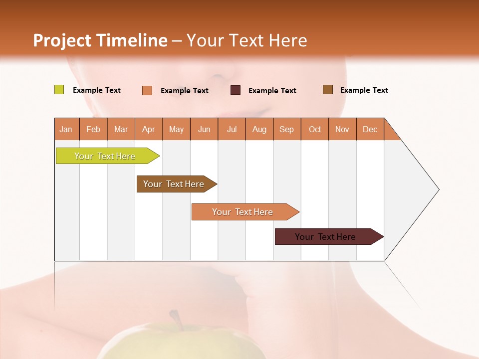 Female Person Hand PowerPoint Template