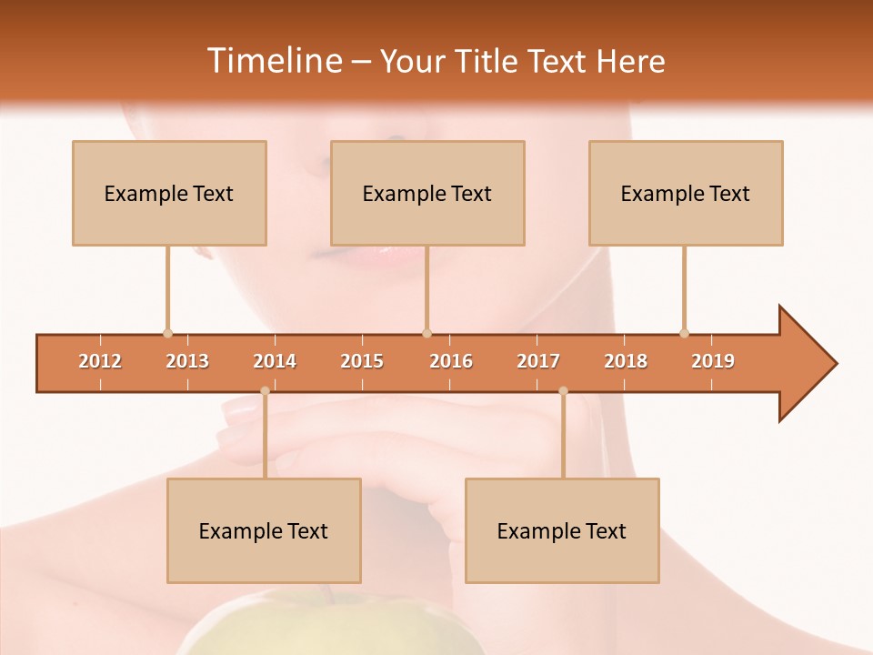 Female Person Hand PowerPoint Template