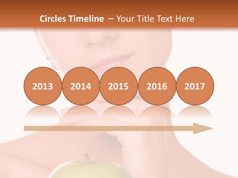 Female Person Hand PowerPoint Template