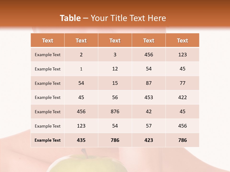 Female Person Hand PowerPoint Template