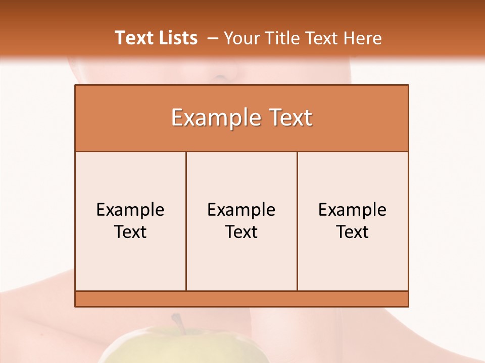 Female Person Hand PowerPoint Template