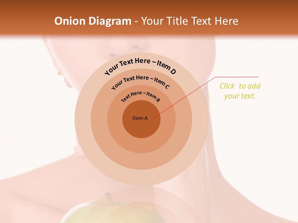 Female Person Hand PowerPoint Template