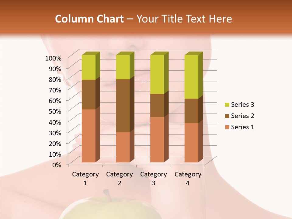Female Person Hand PowerPoint Template