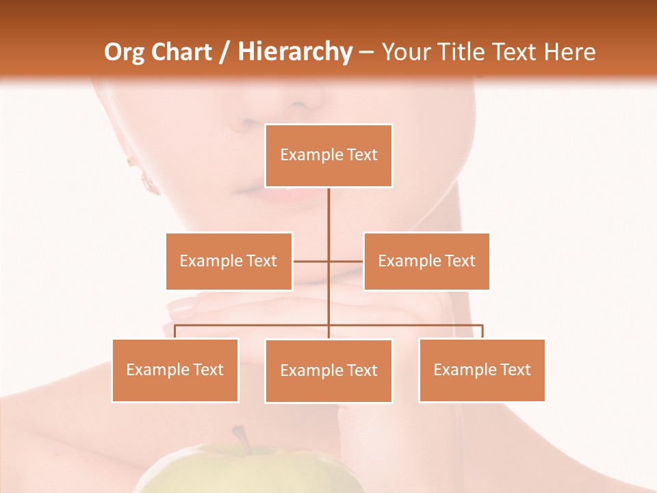 Female Person Hand PowerPoint Template