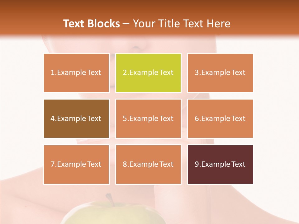 Female Person Hand PowerPoint Template