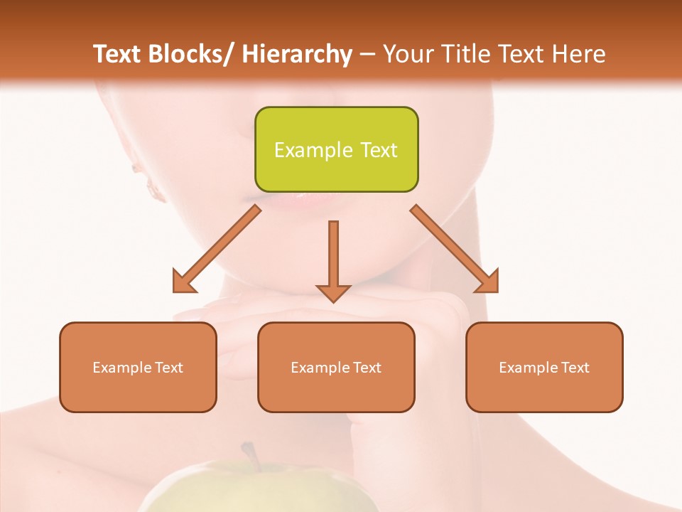 Female Person Hand PowerPoint Template