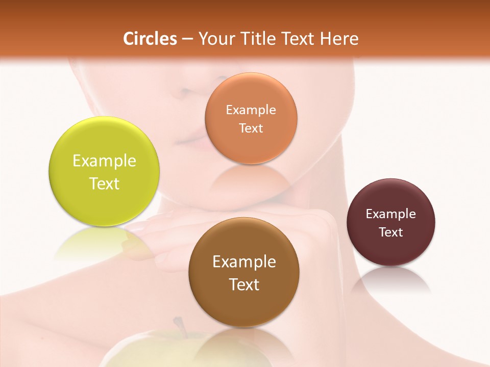 Female Person Hand PowerPoint Template