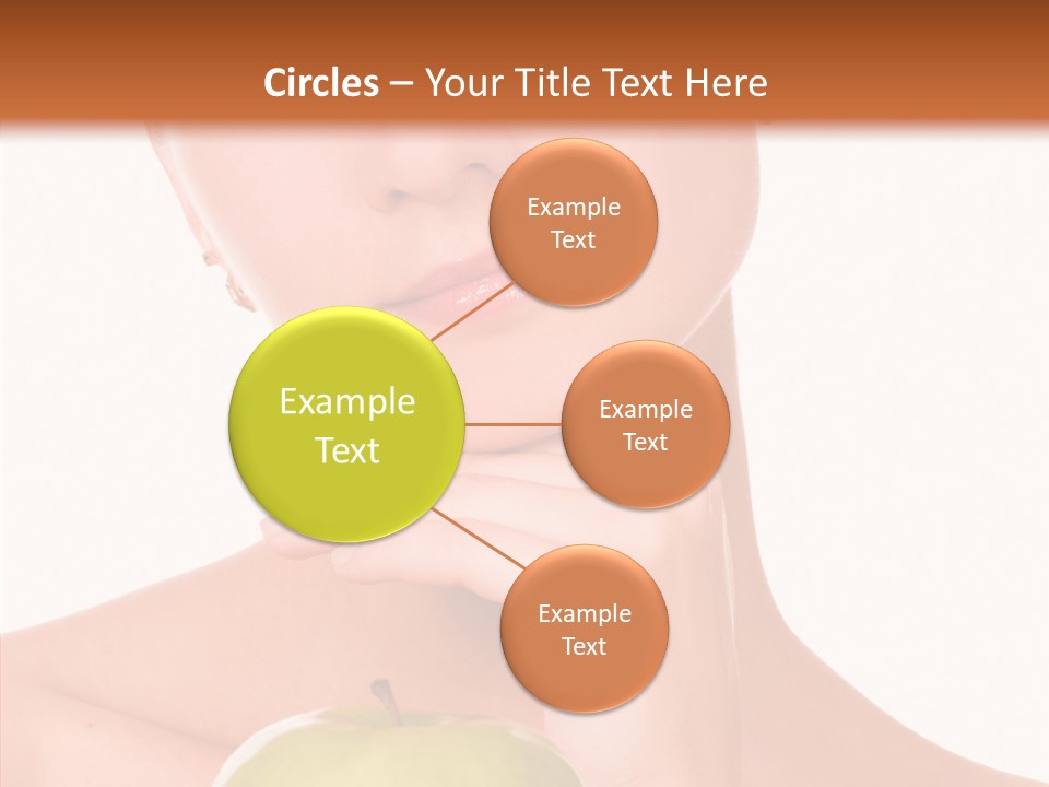 Female Person Hand PowerPoint Template