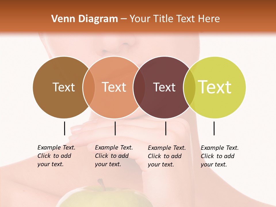 Female Person Hand PowerPoint Template