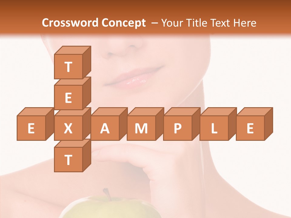 Female Person Hand PowerPoint Template