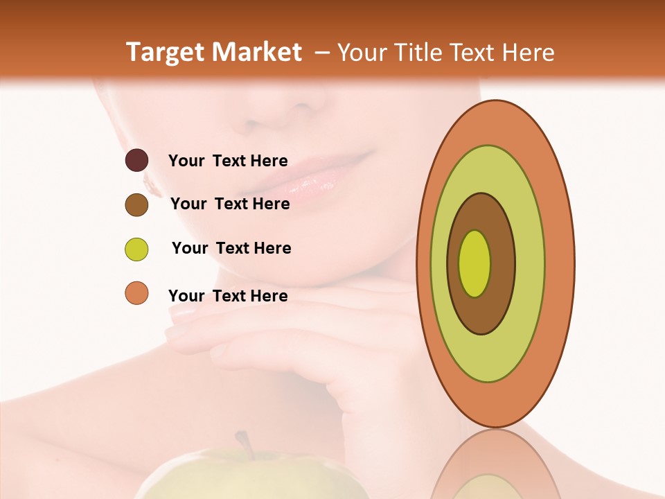 Female Person Hand PowerPoint Template