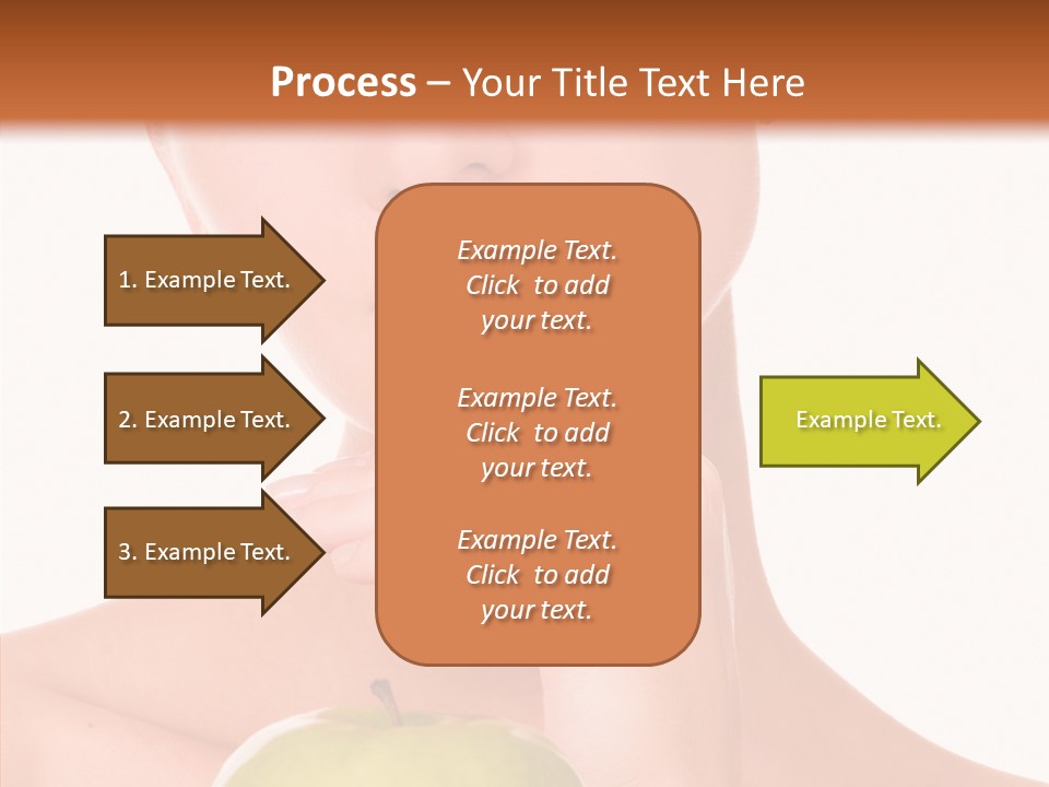 Female Person Hand PowerPoint Template