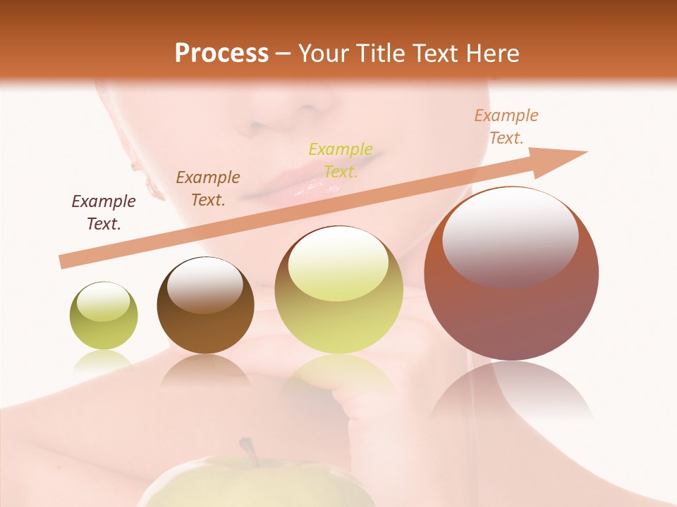 Female Person Hand PowerPoint Template