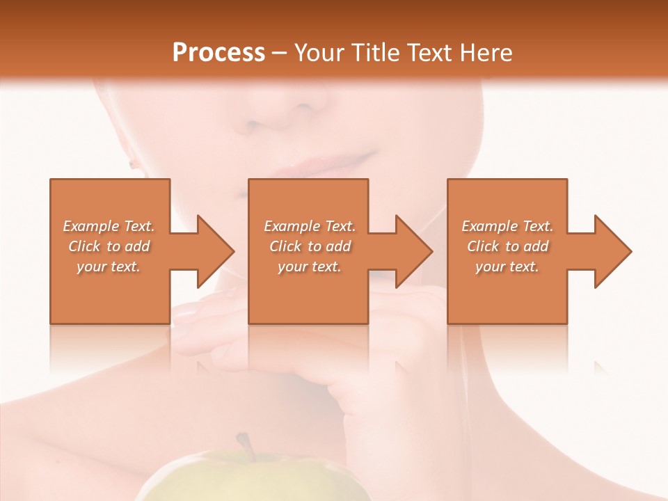 Female Person Hand PowerPoint Template