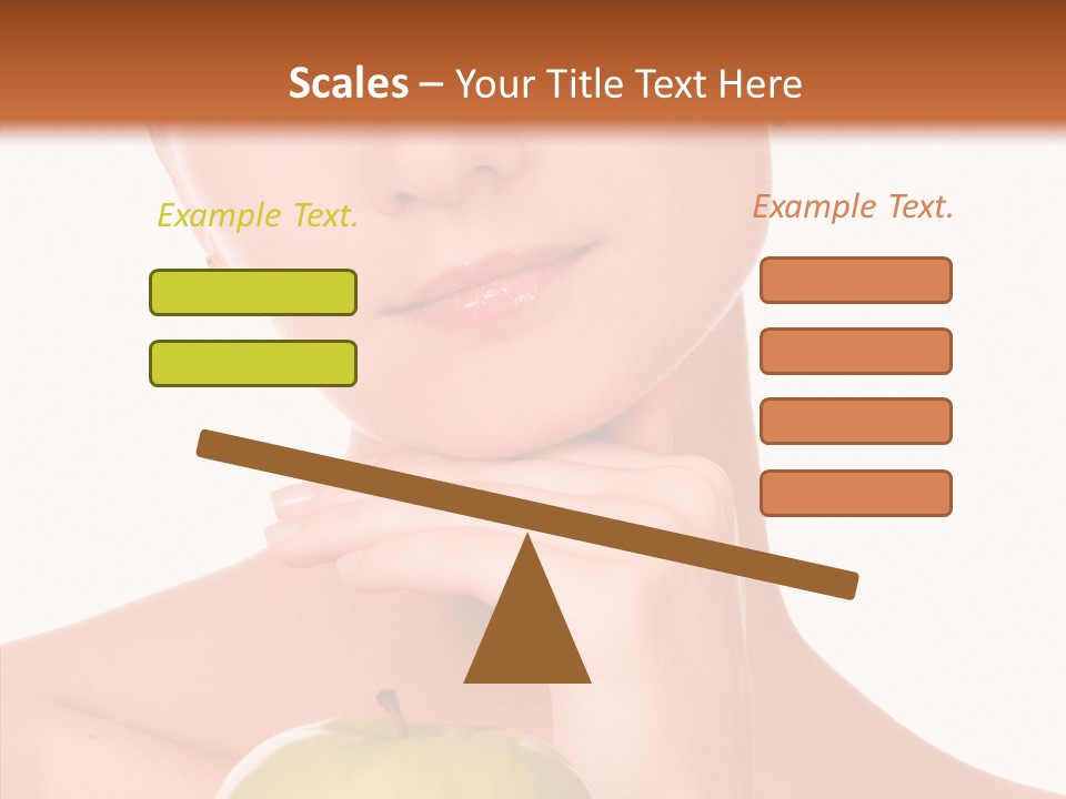 Female Person Hand PowerPoint Template