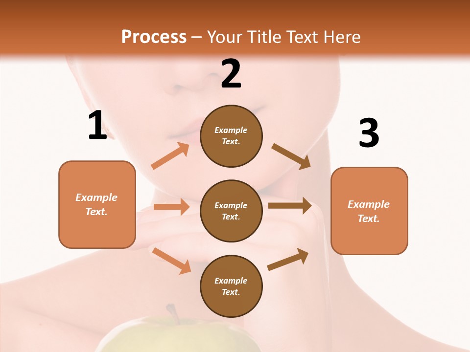 Female Person Hand PowerPoint Template