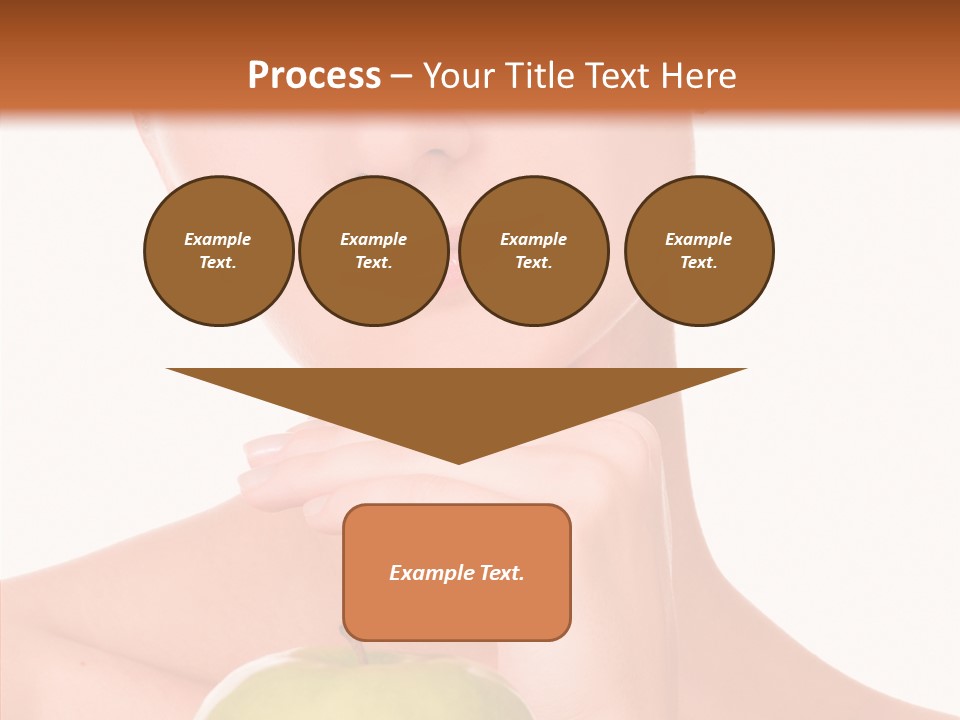 Female Person Hand PowerPoint Template