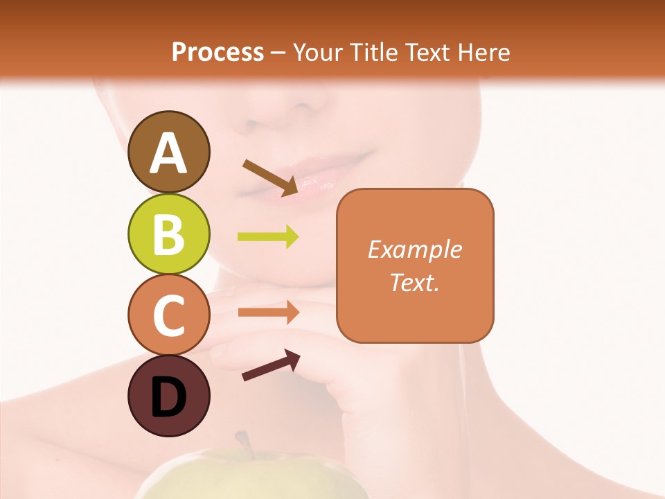 Female Person Hand PowerPoint Template