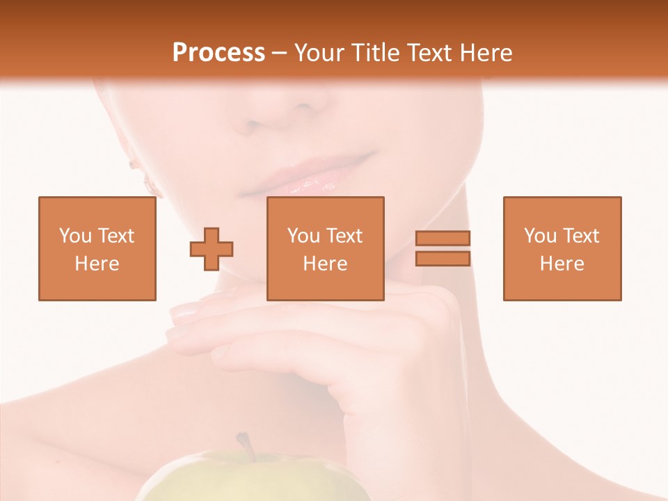 Female Person Hand PowerPoint Template