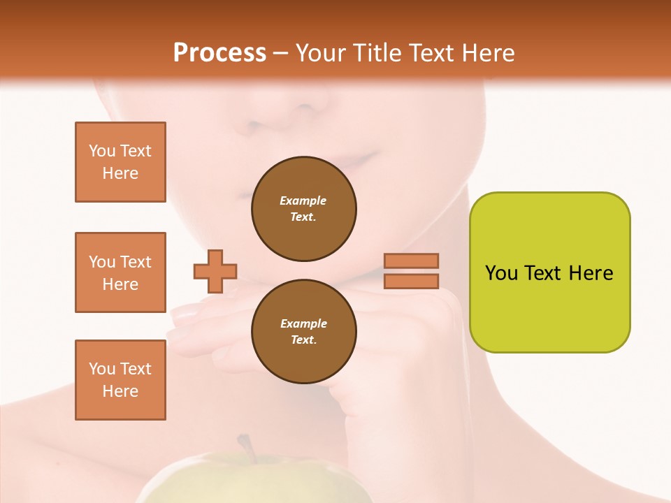 Female Person Hand PowerPoint Template