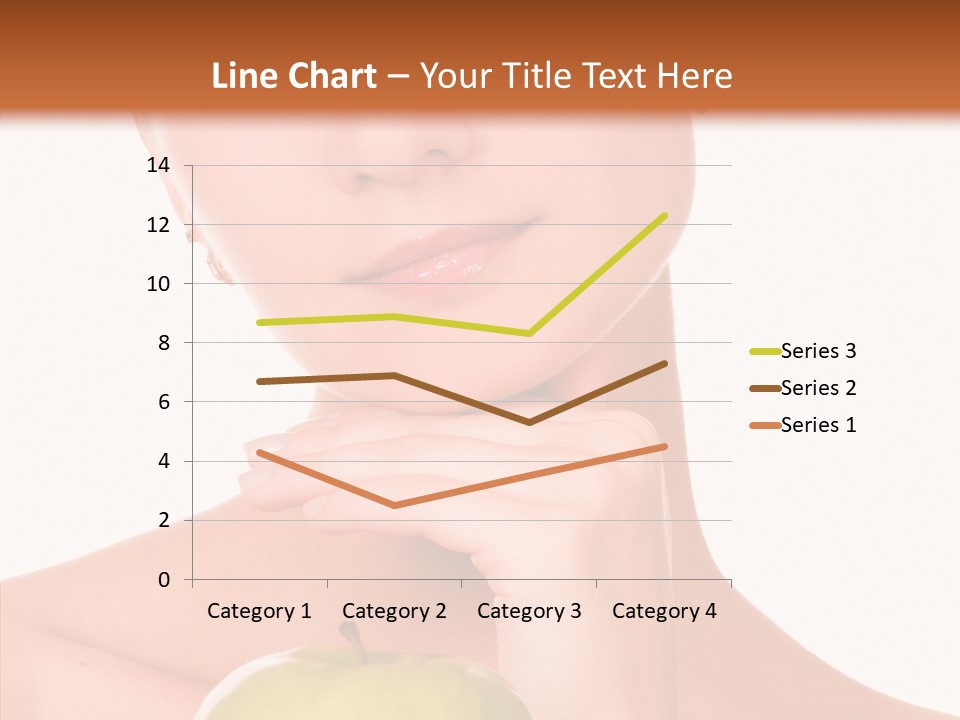 Female Person Hand PowerPoint Template