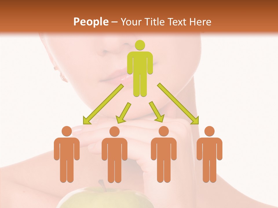 Female Person Hand PowerPoint Template