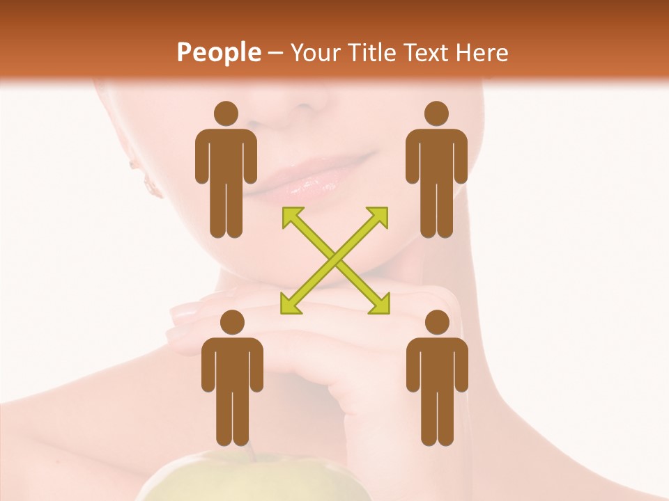 Female Person Hand PowerPoint Template