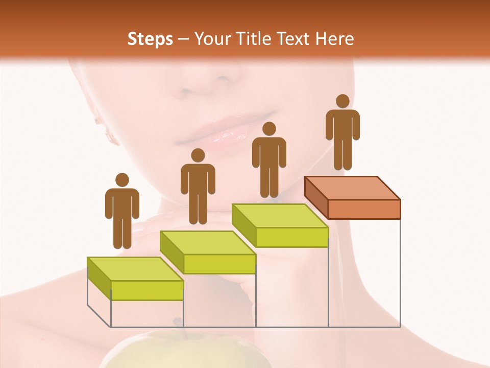 Female Person Hand PowerPoint Template