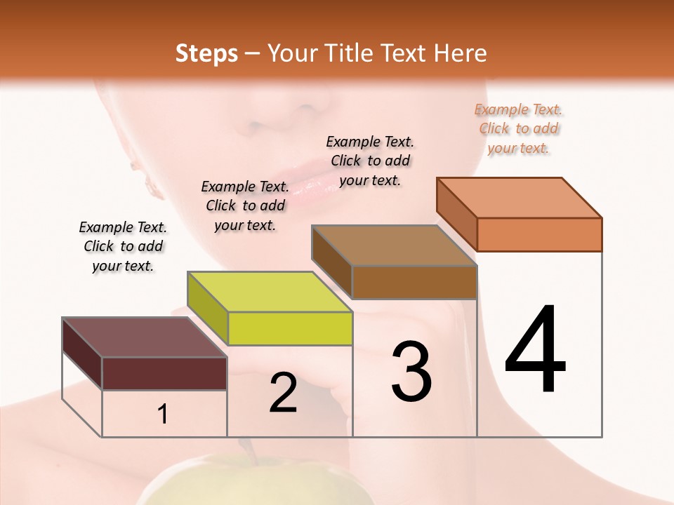 Female Person Hand PowerPoint Template