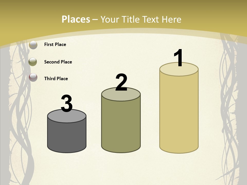 Papers Backgrounds Border PowerPoint Template